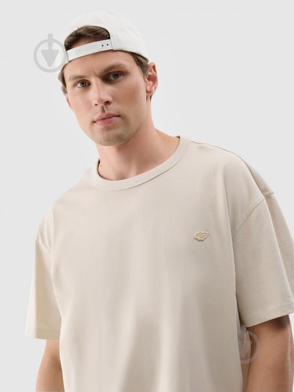 Футболка 4F TSHIRT U1972 4FWSS25TTSHU1972-12S р.XL бежевый - фото 3 Футболка 4F TSHIRT U1972 4FWSS25TTSHU1972-12S р.XL бежевый - фото 3