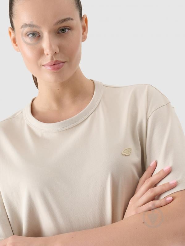 Футболка 4F TSHIRT U1972 4FWSS25TTSHU1972-12S р.XL бежевый - фото 7 Футболка 4F TSHIRT U1972 4FWSS25TTSHU1972-12S р.XL бежевый - фото 7