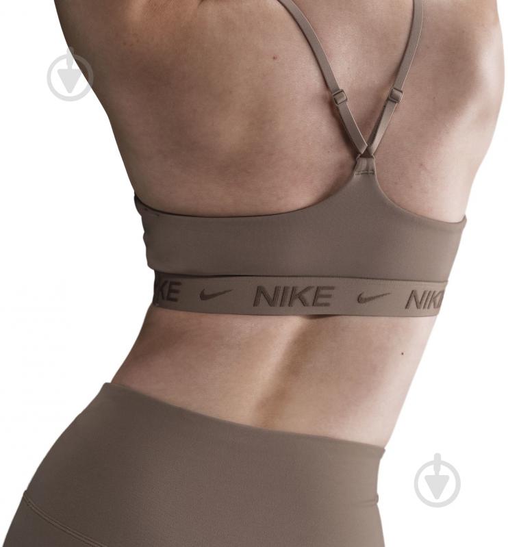 Бра Nike W NK DF INDY LGT SPT BRA FD1062-233 р.S коричневий - фото 5 Бра Nike W NK DF INDY LGT SPT BRA FD1062-233 р.S коричневий - фото 5