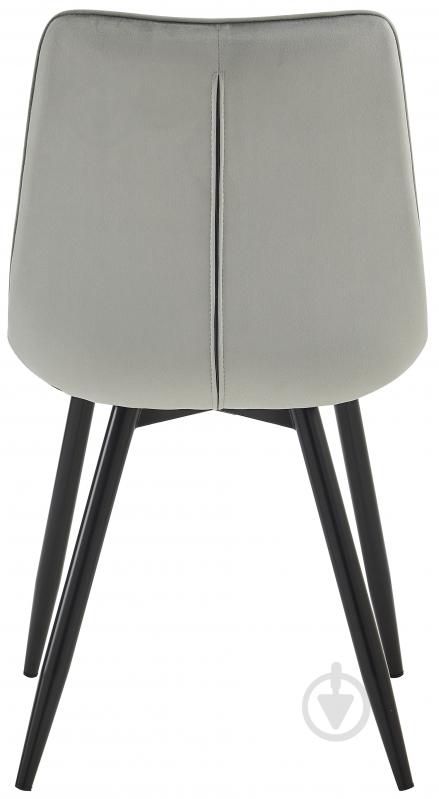 Стул Fly FS17 Light Grey-39 светло-серый / черный - фото 4
