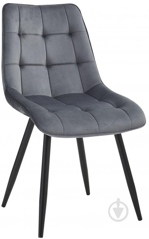 Стілець Fly FS17 Grey-40 сірий / чорний - фото 1