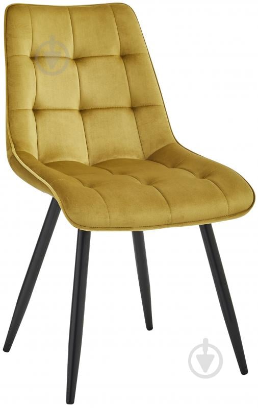 Стул Fly FS17 Dark Yellow-64 желтый / черный - фото 1 Стул Fly FS17 Dark Yellow-64 желтый / черный - фото 1
