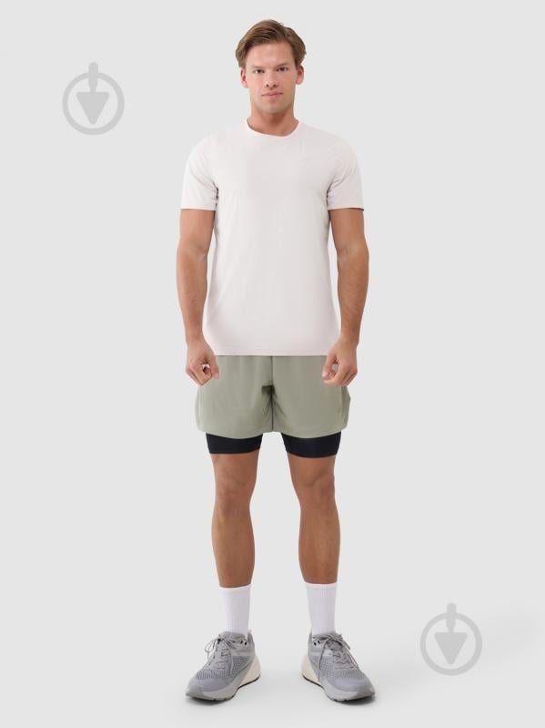 Футболка 4F TSHIRT FNK M1215 4FWSS25TFTSM1215-12S р.XL бежевый - фото 6