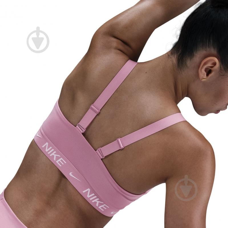 Бра Nike W NK DF INDY MED SPT BRA FD1065-699 р.S розовый - фото 5 Бра Nike W NK DF INDY MED SPT BRA FD1065-699 р.S розовый - фото 5