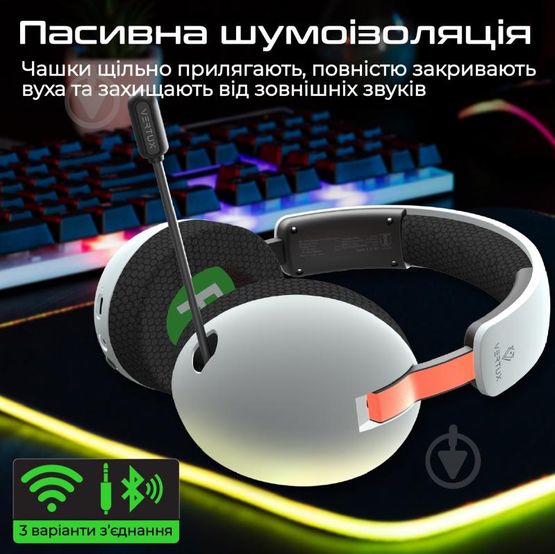 Наушники Vertux BB-8 white (bb-8) - фото 3 Наушники Vertux BB-8 white (bb-8) - фото 3