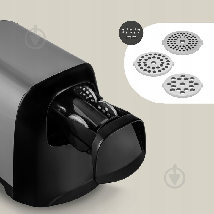 Мясорубка Zeegma MOLEN CHEF BLACK - фото 2