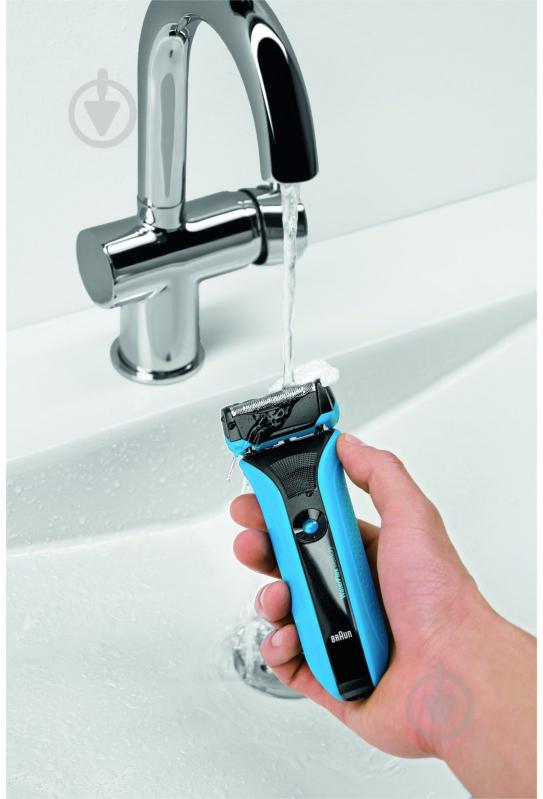 Электробритва Braun WATERFLEX WF2S blue - фото 3