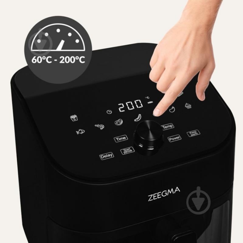 Мультипечь-скороварка Zeegma KNAPPER CHEF BLACK - фото 2