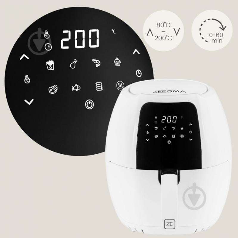 Фритюрниця-мультипіч Zeegma KNAPPER GRAND WHITE - фото 2 Фритюрниця-мультипіч Zeegma KNAPPER GRAND WHITE - фото 2