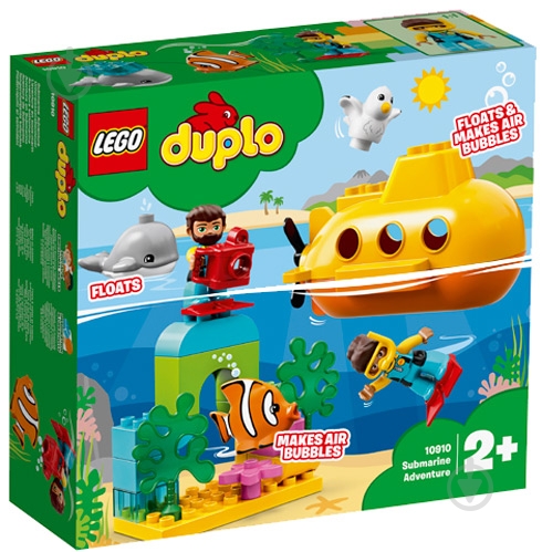 Конструктор LEGO DUPLO Пригоди на підводному човні 10910 - фото 1