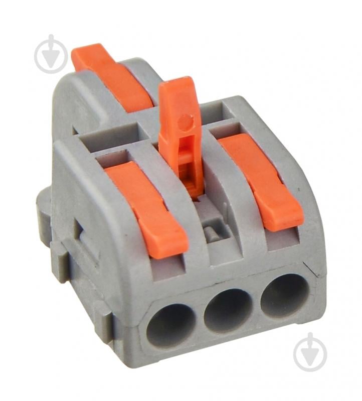 Клема для швидкого монтажу АСКОУКРЕМ сірий A0130010228 - фото 2 Клема для швидкого монтажу АСКОУКРЕМ сірий A0130010228 - фото 2