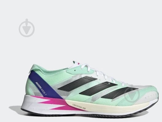 Кроссовки мужские демисезонные Adidas ADIZERO ADIOS 7 GV9059 р.45 1/3 бирюзовые - фото 1