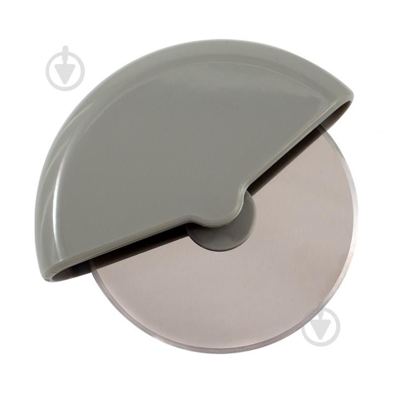 Ніж для піци Arino 10х8,5 см сірий 68803 - фото 1 Ніж для піци Arino 10х8,5 см сірий 68803 - фото 1