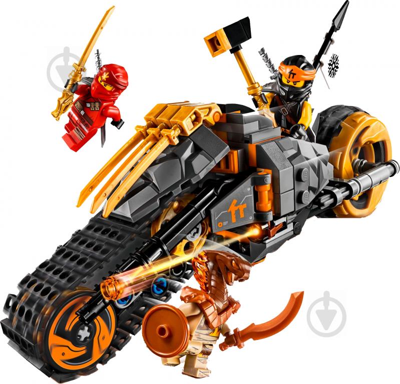 Конструктор LEGO Ninjago Мотоцикл Коула для мотокросса 70672 - фото 3