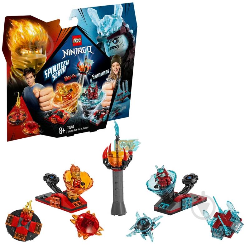 Конструктор LEGO Ninjago Удар спин-джитсу – Кай против Самурая 70684 - фото 3