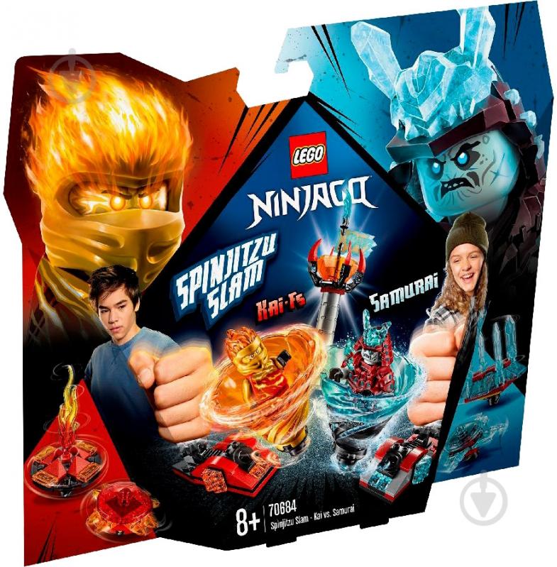 Конструктор LEGO Ninjago Удар спин-джитсу – Кай против Самурая 70684 - фото 1