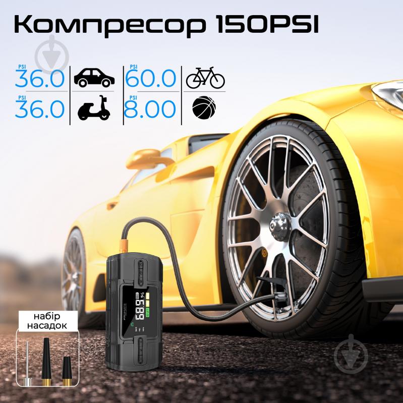 Повербанк Promate 12000 mAh black (patrolpack-3) - фото 5 Повербанк Promate 12000 mAh black (patrolpack-3) - фото 5