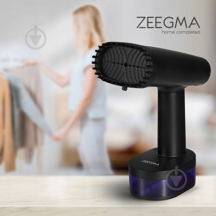 Отпариватель ручной Zeegma EISIG BASE BLACK BLUE - фото 2