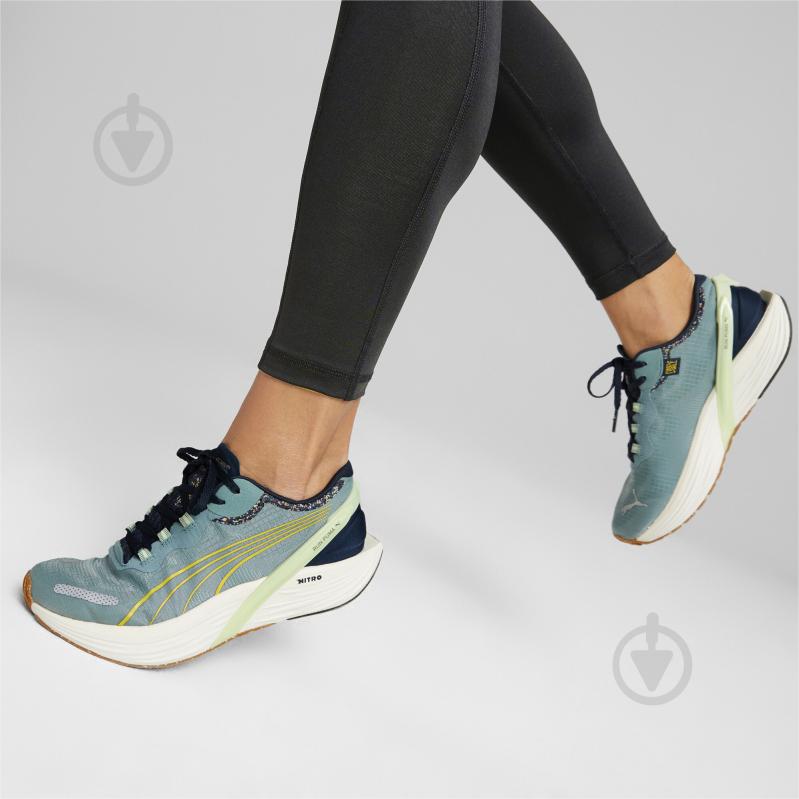 Кросівки жіночі демісезонні Puma RUN XX NITRO FM WNS 37783101 р.40,5 бірюзові - фото 8