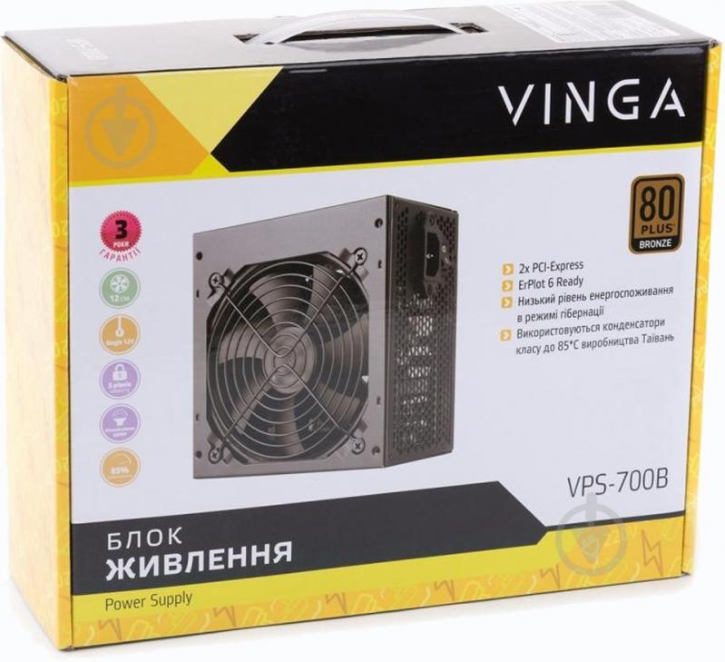 Блок питания Vinga VPS-700B 700 Вт - фото 3