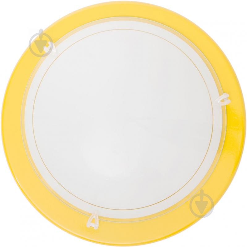 Світильник настінно-стельовий Laguna Lighting Circle 1x60 Вт E27 жовтий 84591-01 - фото 1