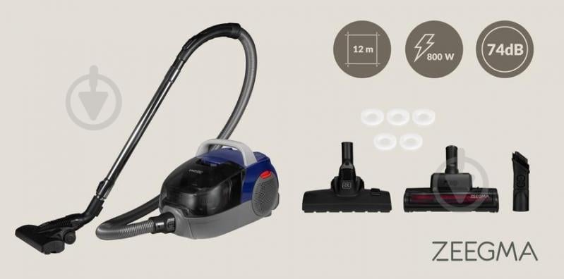 Пилосос миючий Zeegma PowerPro Expert ZONDER VERRE FLOW dark blue - фото 3