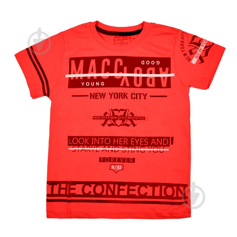 Футболка для девочки Macma р.146 красный 9024 - фото 1