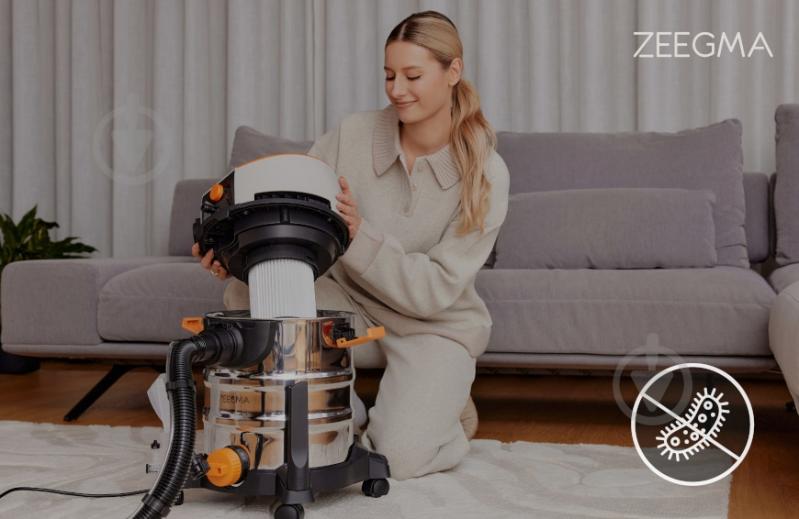 Пылесос Zeegma ZONDER PRO AQUA grey - фото 7 Пылесос Zeegma ZONDER PRO AQUA grey - фото 7