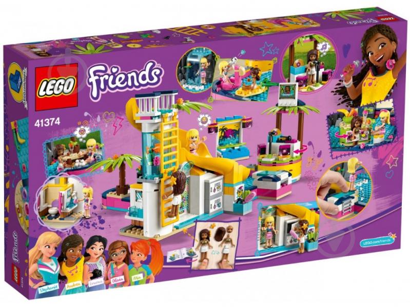 Конструктор LEGO Friends Вечеринка Андреа у бассейна 41374 - фото 2