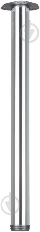 Меблева ніжка DC комплект 4 шт d60x710 мм для столу хром з верхньою сталевою кріпильною пластиною - фото 4 Меблева ніжка DC комплект 4 шт d60x710 мм для столу хром з верхньою сталевою кріпильною пластиною - фото 4