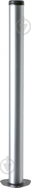 Мебельная ножка DC комплект 4 шт d60x710 мм для стола матовый хром с верхней стальной крепежной пластиной - фото 5