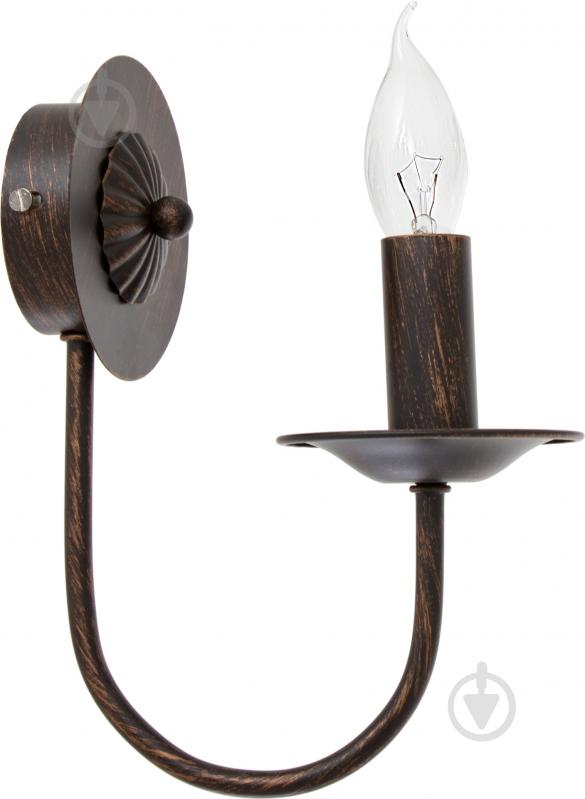 Бра Victoria Lighting 1x40 Вт E14 античная бронза Castle/AP1 - фото 1