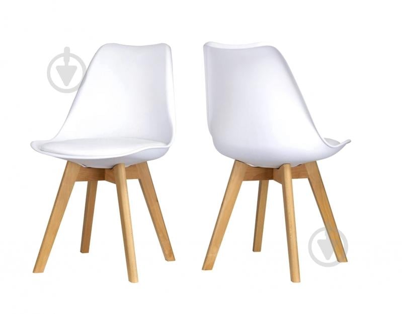 Стул ТЭЙДЭ белый / натуральный - фото 3