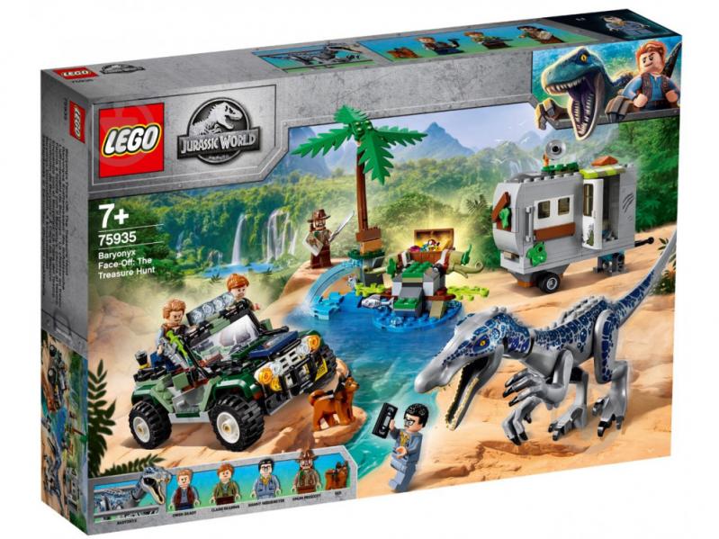 Конструктор LEGO Jurassic World Схватка с Бариониксом: Поиск сокровищ 75935 - фото 1