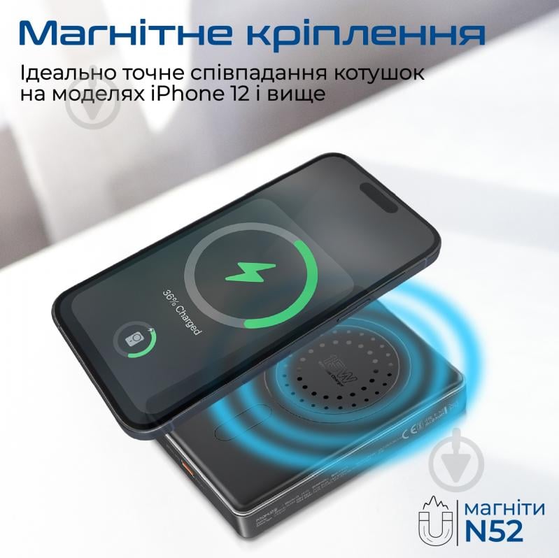 Повербанк Promate 10000 mAh black (blade-10.black) - фото 3