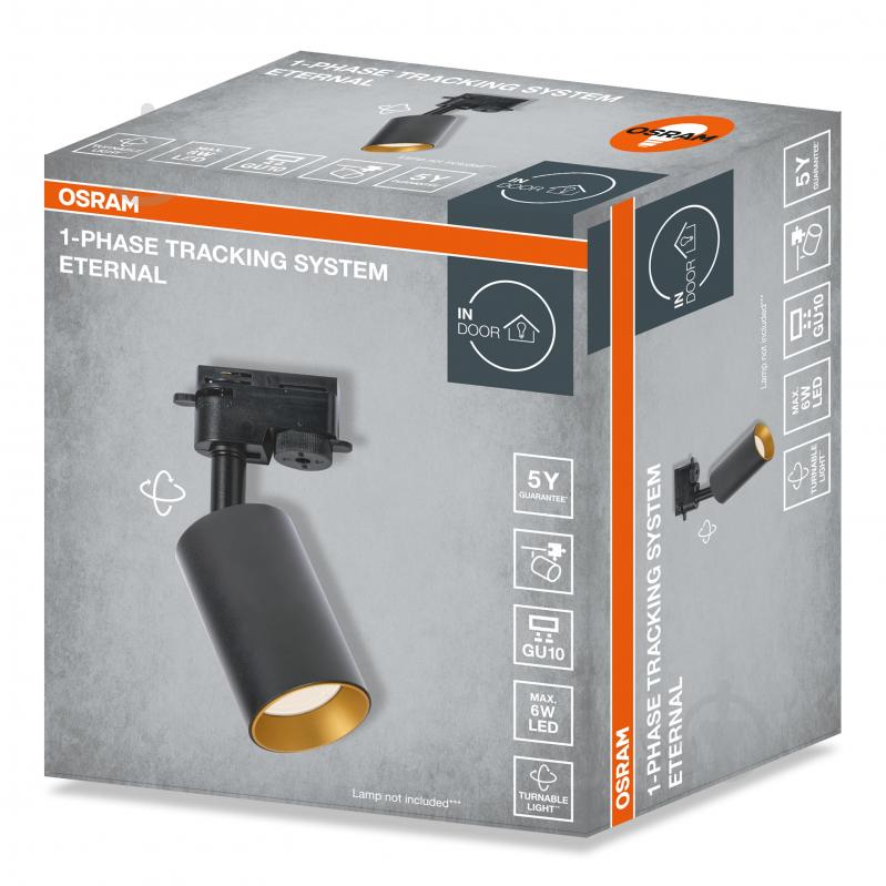 Трековый светильник Osram Eternal GU10 черный - фото 3 Трековый светильник Osram Eternal GU10 черный - фото 3