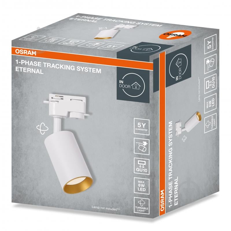 Трековий світильник Osram Eternal GU10 білий - фото 2