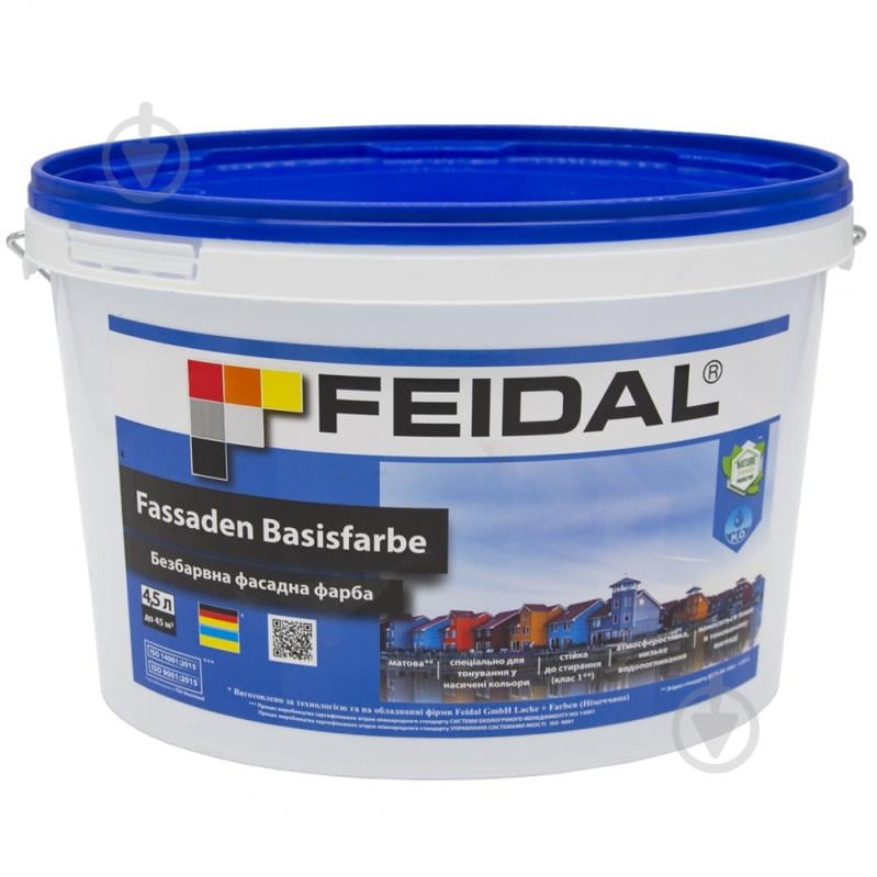 Краска акриловая Feidal Fassaden Basisfarbe мат LFC 0333 4,5 л - фото 2