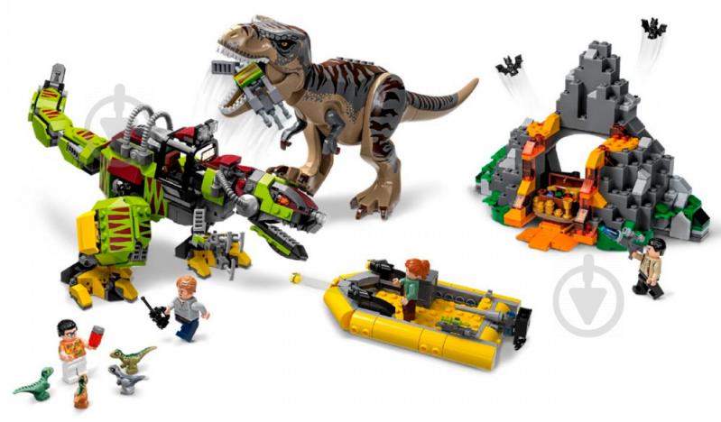 Конструктор LEGO Jurassic World Бой тираннозавра против робота-динозавра 75938 - фото 3