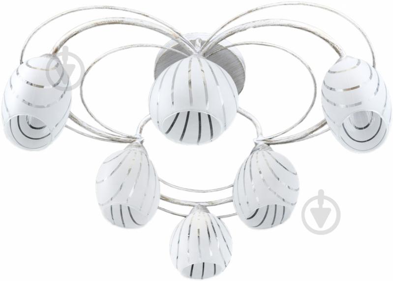 Люстра стельова Victoria Lighting 6xE14 білий Camomilla/PL6 - фото 1