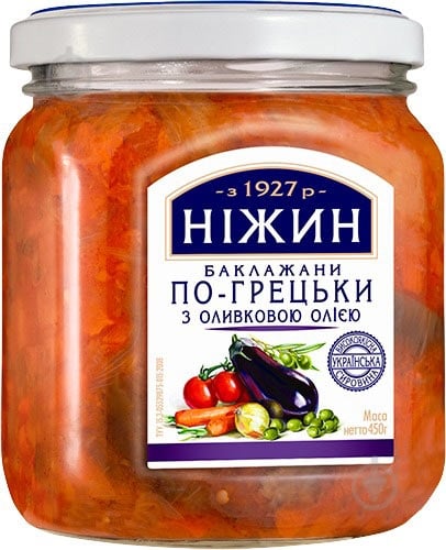 БаклажаниТМ Ніжин по-грецьки 450 мл - фото 1