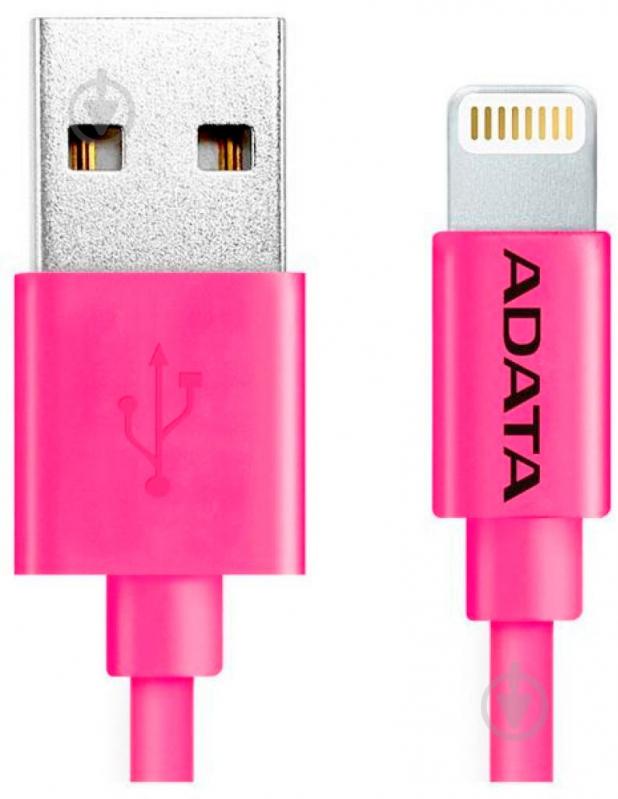 Дата-кабель ADATA Lightning – USB 1 м розовый (AMFIPL-100CM-CPK) - фото 2