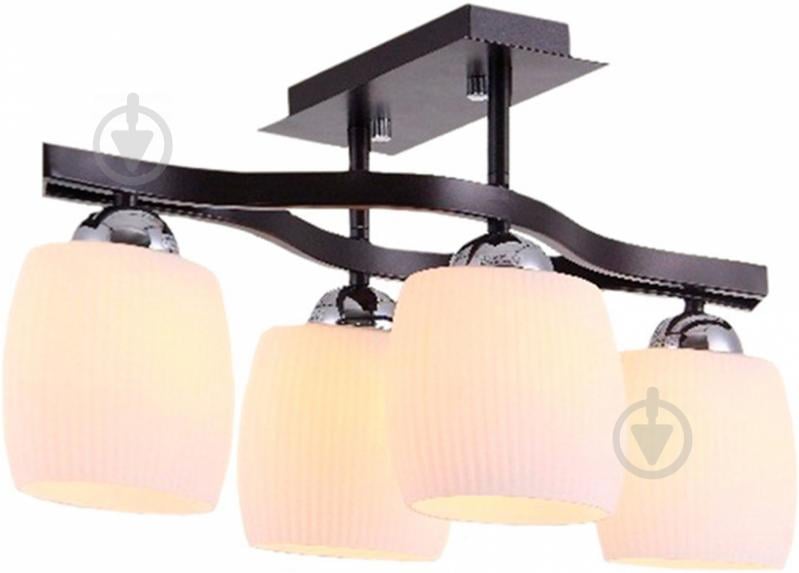 Люстра подвесная Victoria Lighting 4xE27 венге Alfa/PL4 - фото 1