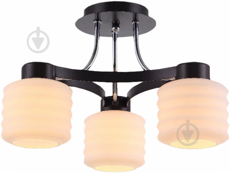 Люстра подвесная Victoria Lighting 3xE27 хром/венге Elegant/PL3 - фото 1