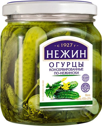 ОгіркиТМ Ніжин консервовані по-ніжинськи 450 мл - фото 1