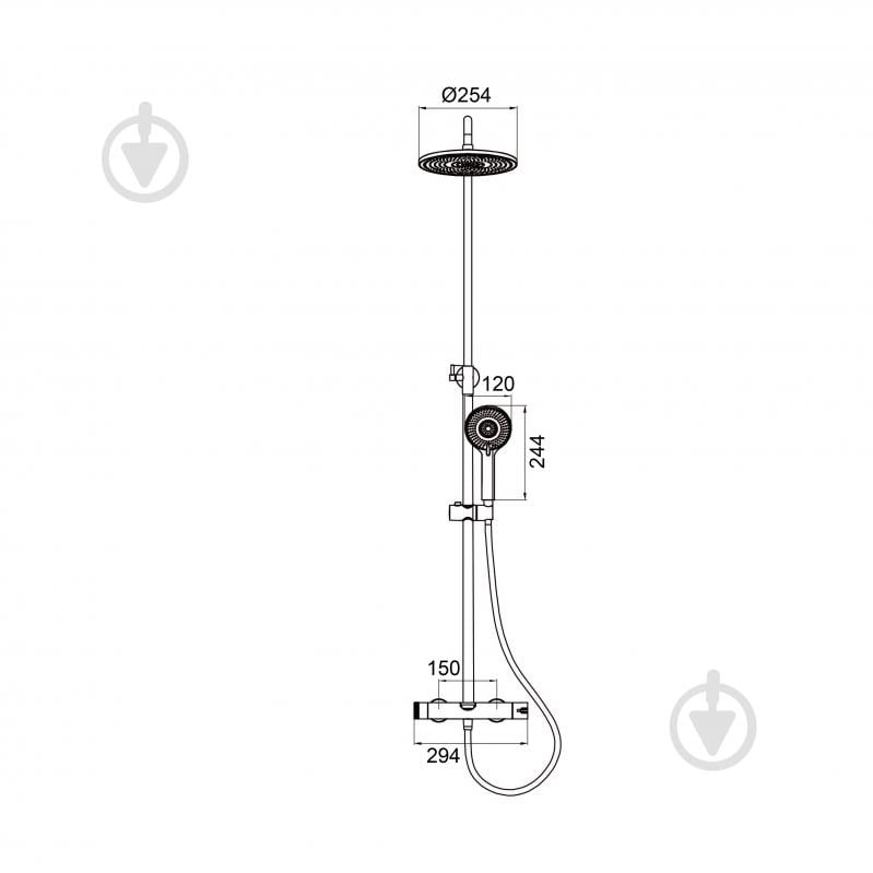 Душевая система Koller Pool Dakota Gun Grey - фото 2 Душевая система Koller Pool Dakota Gun Grey - фото 2