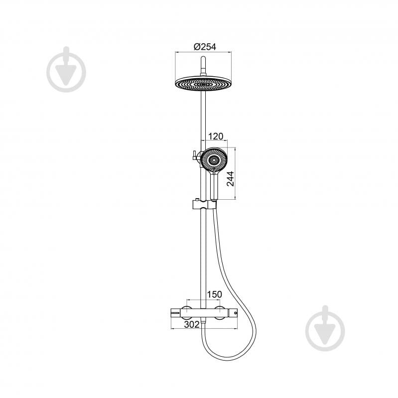 Душевая система Koller Pool Line Pro (1138360305) - фото 2