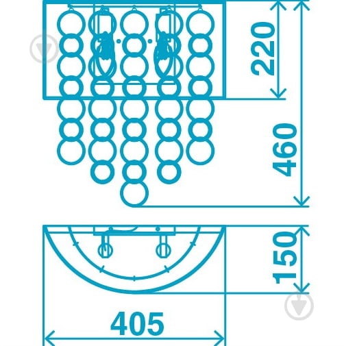 ВІТРИНА! Бра Victoria Lighting 2x40 Вт E14 хром Emilia/AP2 - фото 2 ВІТРИНА! Бра Victoria Lighting 2x40 Вт E14 хром Emilia/AP2 - фото 2