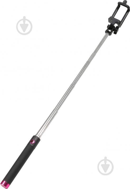 УЦІНКА! Селфі-монопод Grand-X Deluxe Bluetooth MPGDBURS Purple - фото 1