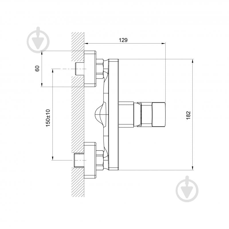 Смеситель для душа Koller Pool Cube, Black Matt (1104320605) - фото 3 Смеситель для душа Koller Pool Cube, Black Matt (1104320605) - фото 3
